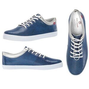 MARC JOSEPH NEW YORK Womens Leather Loafer Shoes Royal Blue Size 6 $130